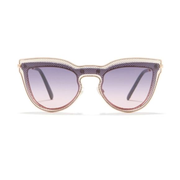 Valentino 34mm Individual Cat Eye Sunglasses Rose gold gradient - Picture 1 of 12